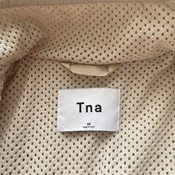 TNA Sherpa Fleece Jacket XS in Beige-White - Picture 2 of 4